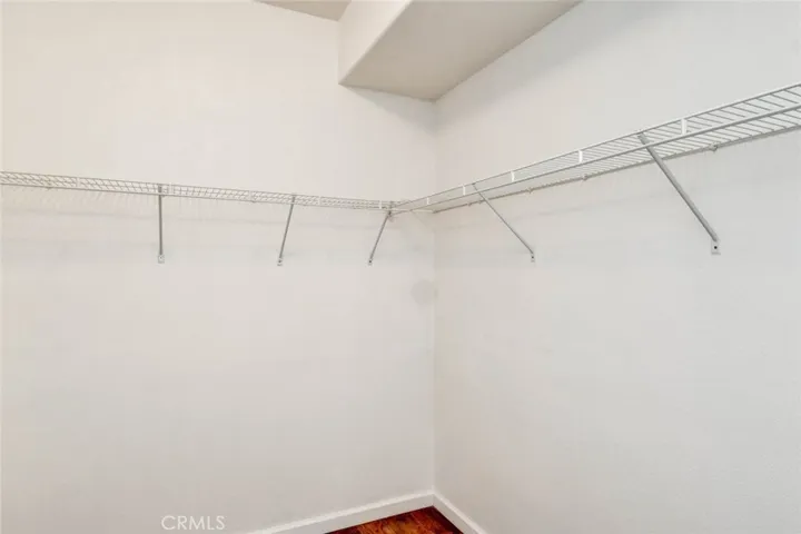 Master bedroom walk-in closet
