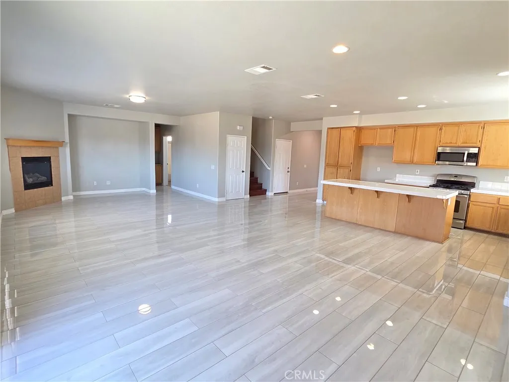 View of Dining Room, Living Room and Kitchen