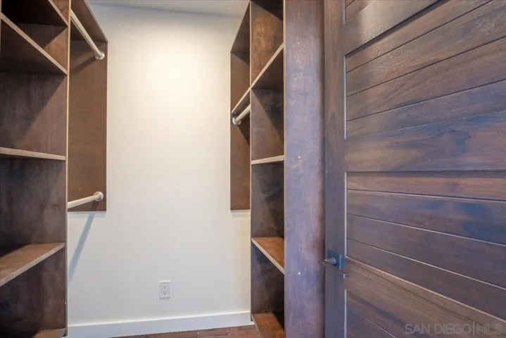 Walk-in closet for Bedroom #2.