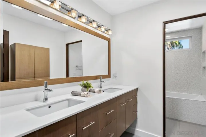 Bathroom shared by Bedroom #2 and Bedroom #3.