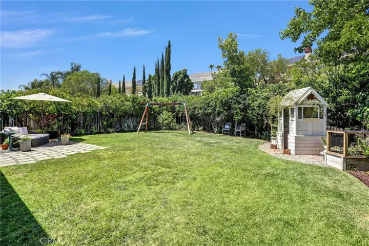 An organic garden offering fresh, homegrown living right outside your door.