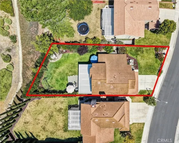 Beautifully landscaped and a private lot.