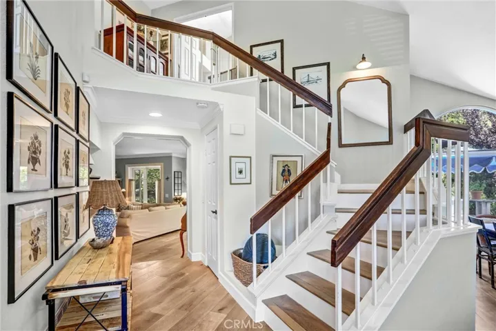 First thing you will notice is the high quality flooring in the  front entry.