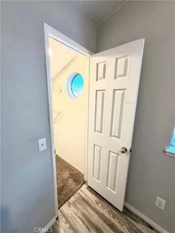 Closet view in Bedroom 2