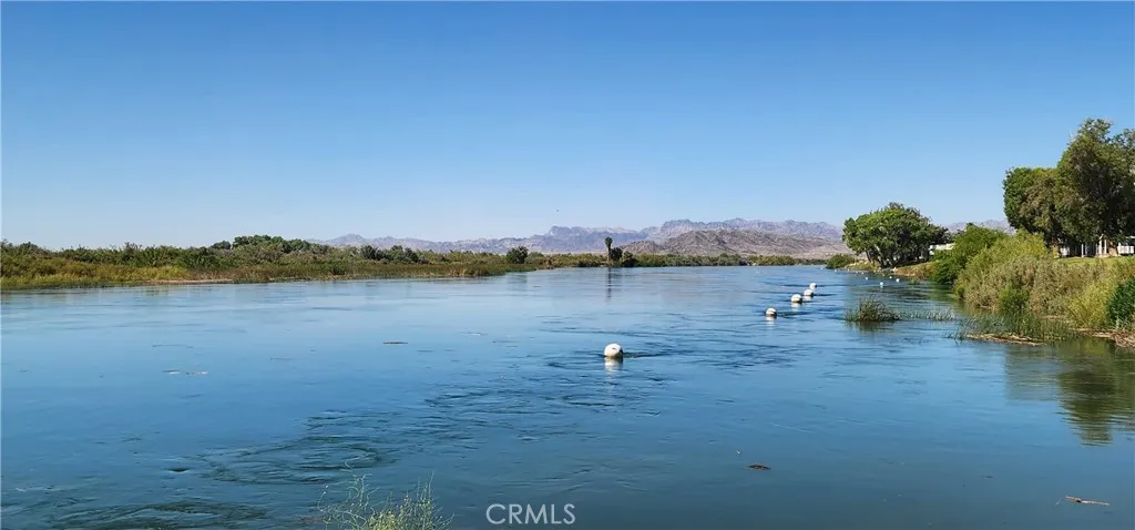 View downstream from resort