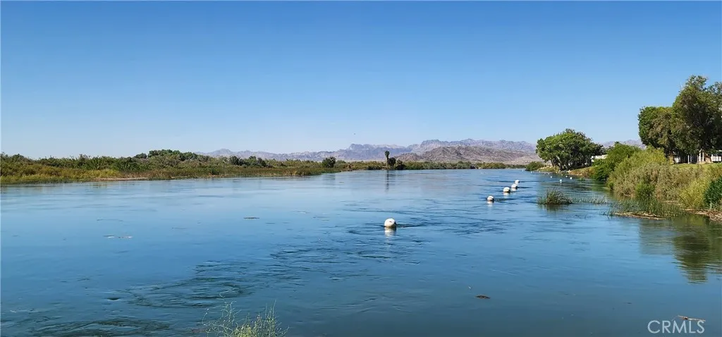 View downstream from resort