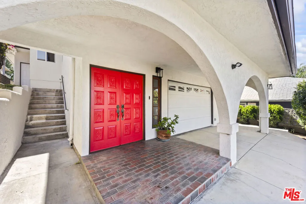 Front Entrance with double doo