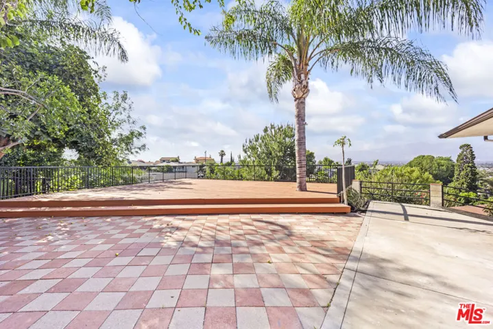 Extended back patio and deck w