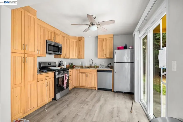 Kitchen Facing Private Backyard