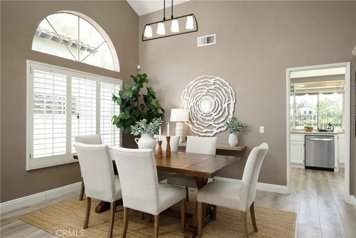 Formal dining room.