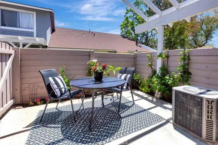Private Patio with Gate