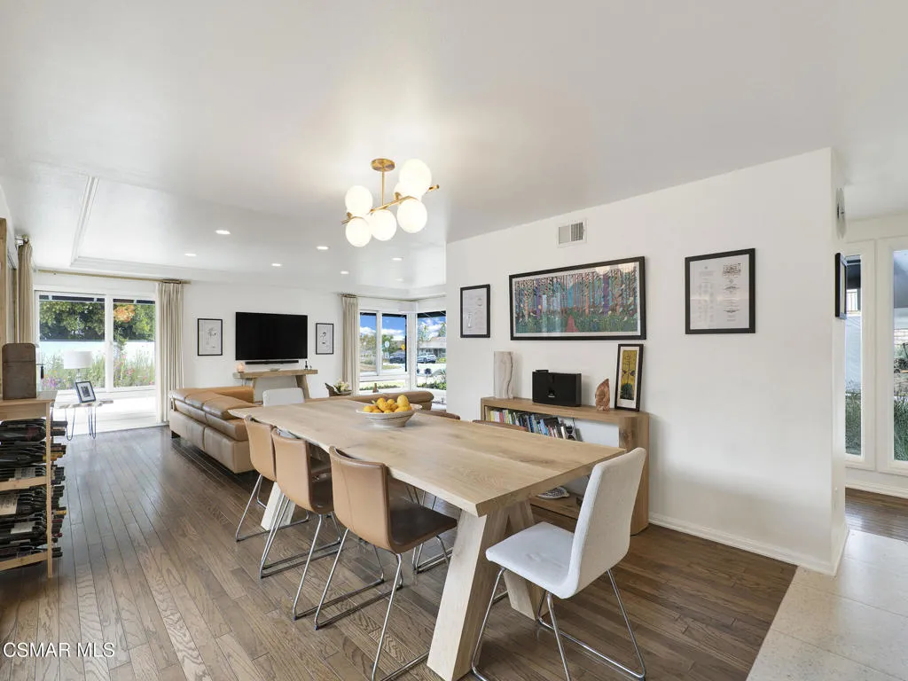 Formal dining area
