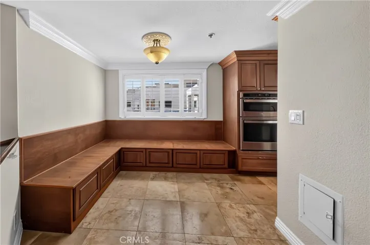 Breakfast nook in kitchen