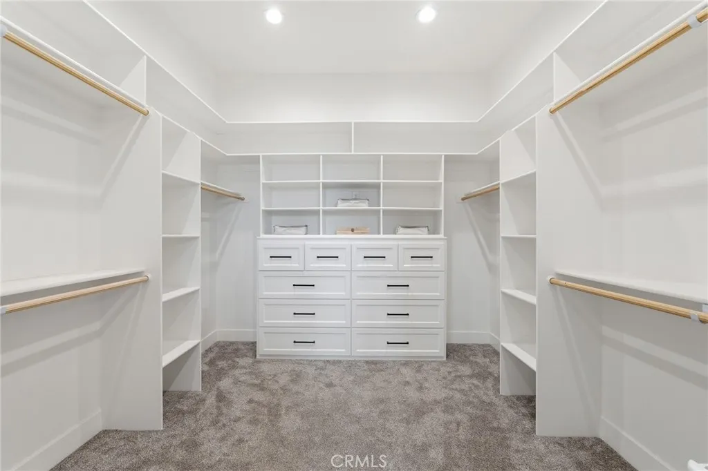 Primary closet