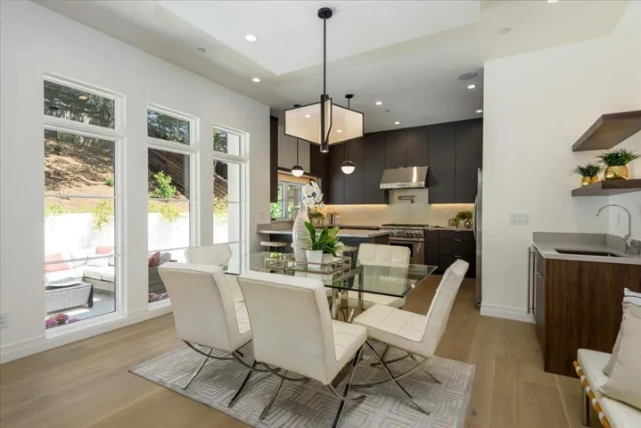Grand Windows add to the Drama of the Light filled space
