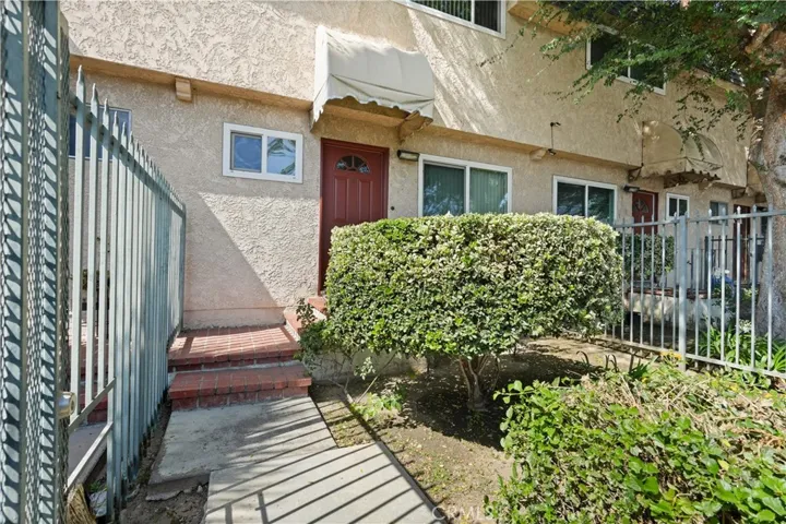 Front Private Patio and Entry to the Unit