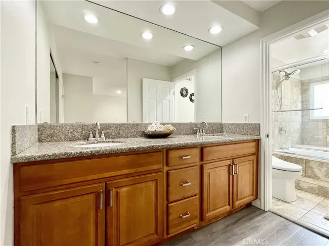 Vanity area in main bedroom