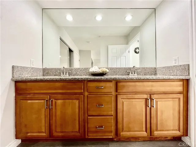 Vanity in main bedroom