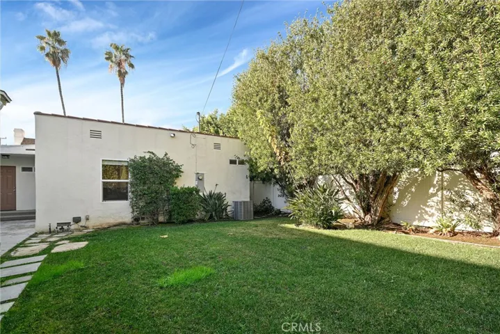 Backyard lawn view #3