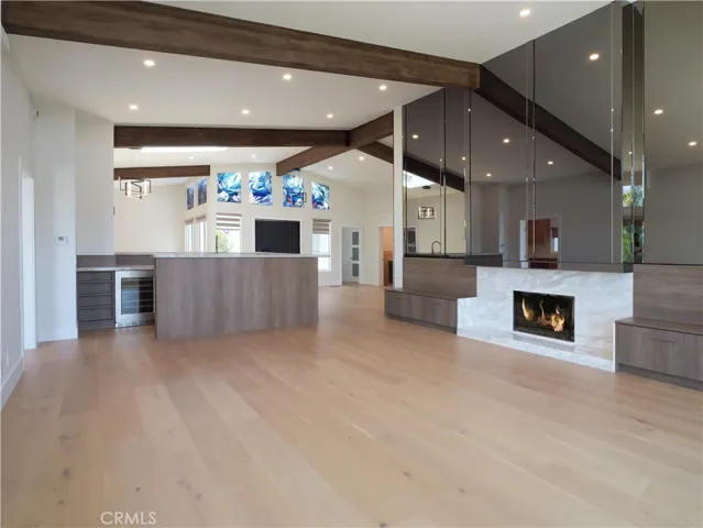 Living Room with Wet Bar