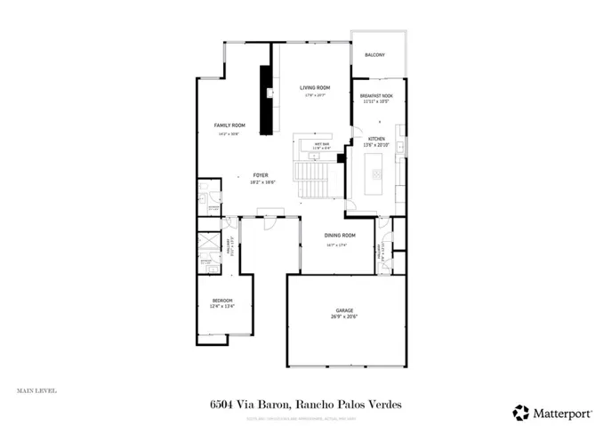 Main Level Floorplan