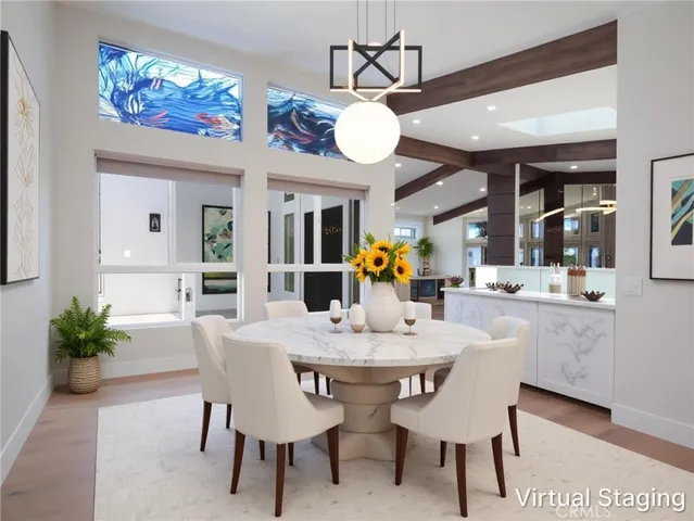 Formal Dining Area - Virtually Staged