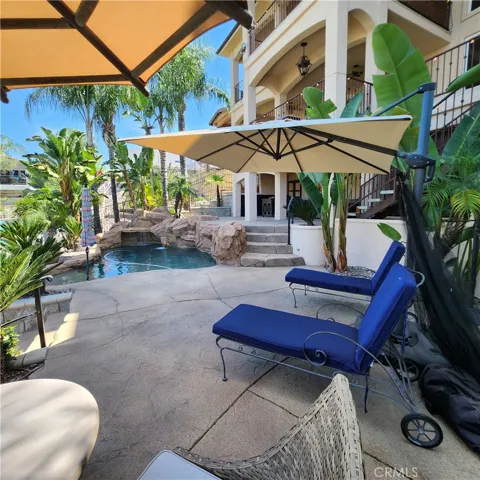 Poolside Sitting Area