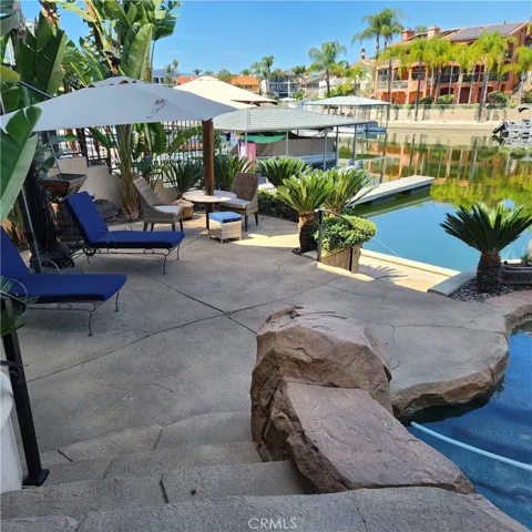 Poolside Sitting Area