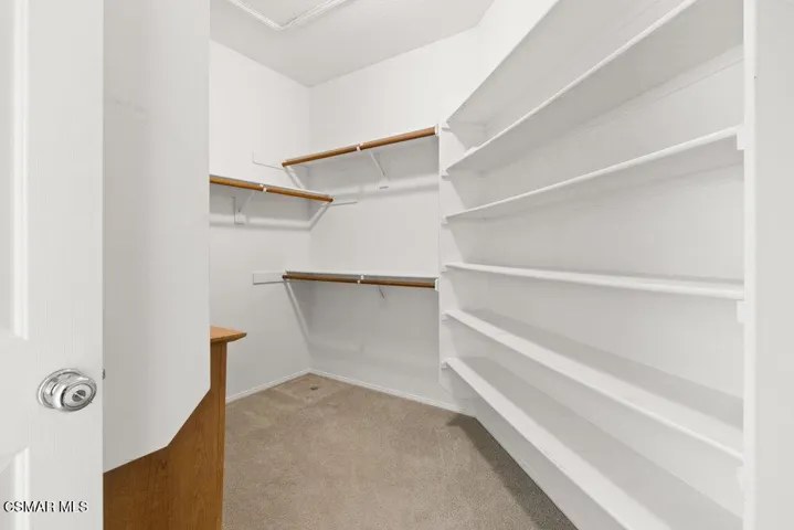 Primary closet