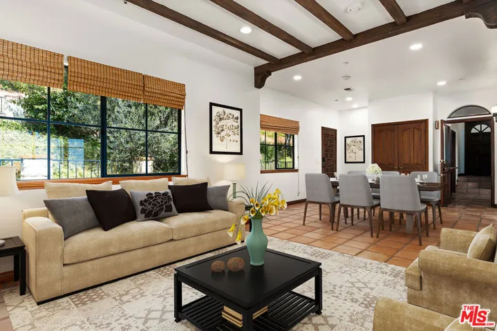 Virtually Staged Living Room