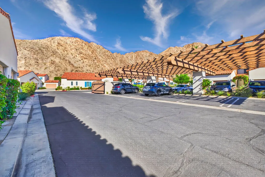 Parking Lot in Front of Condo