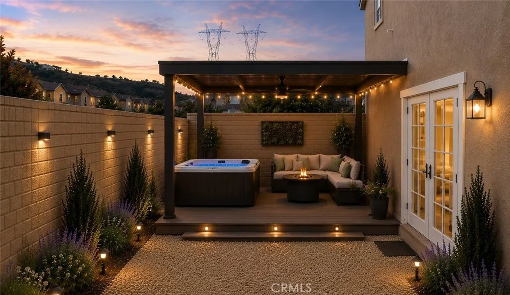 AI Enhanced Rendering of Side Yard