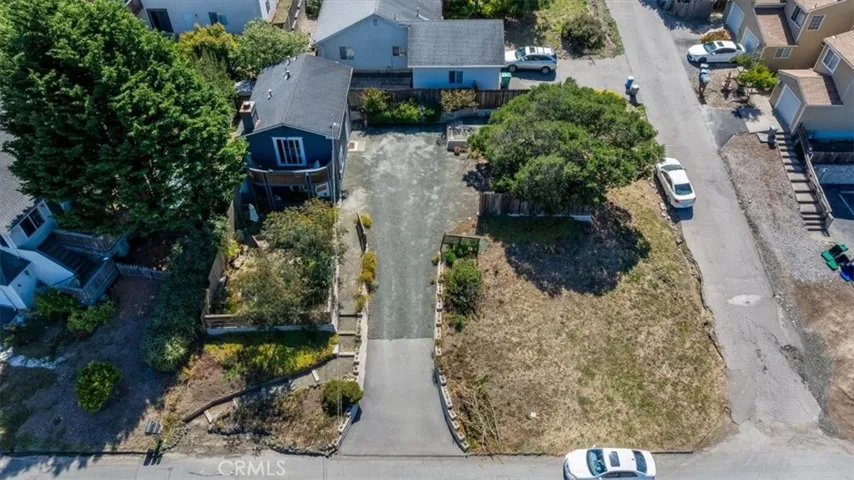 Perimeter of property.