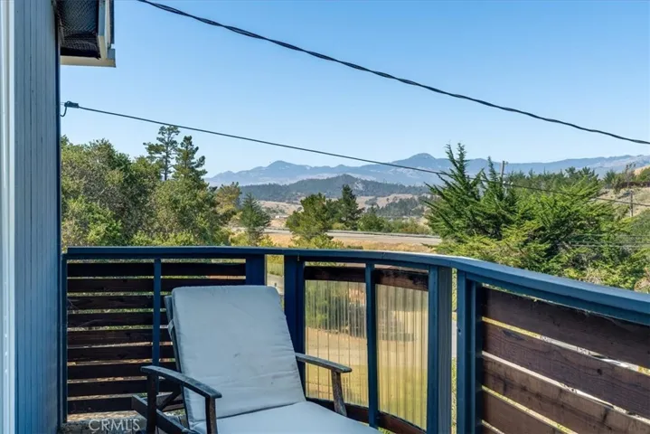 Lovely mountain views from balcony off front bedroom.