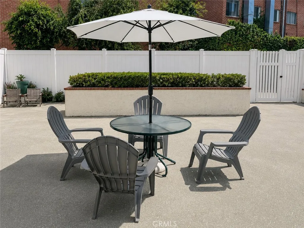 Outside sitting area