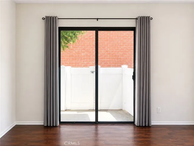 Primary bedroom to private patio
