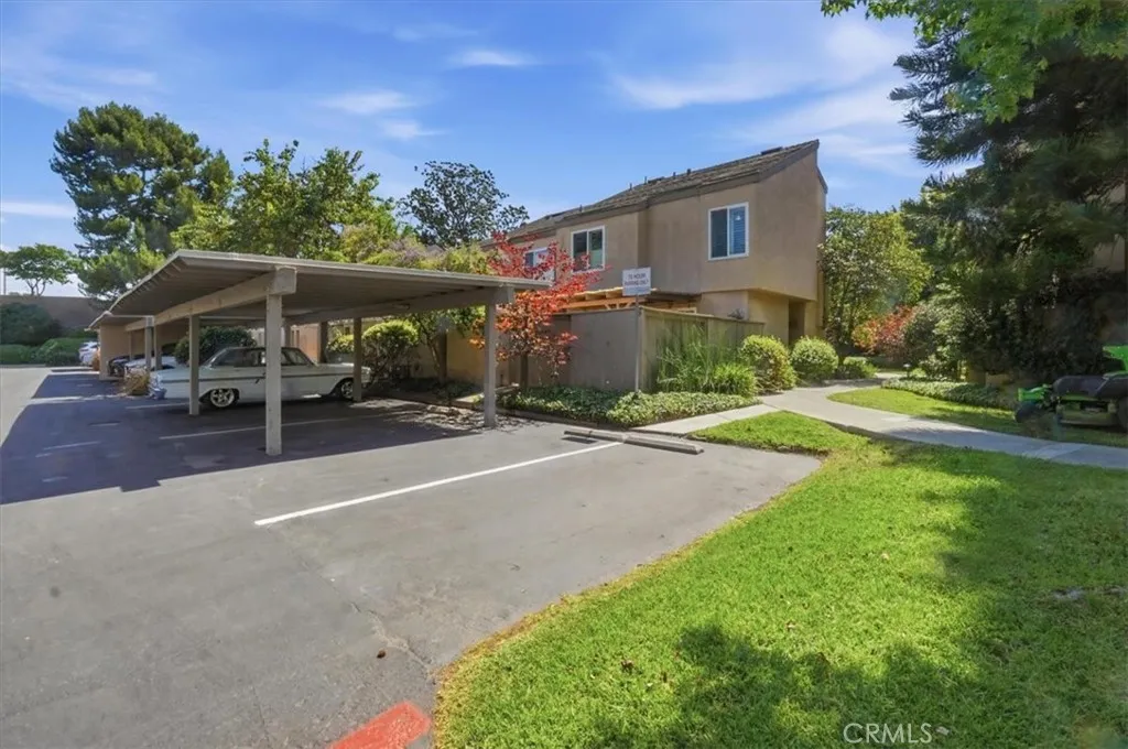 parking accessible from the patio