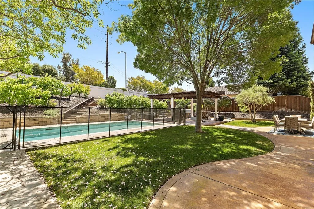 Enjoy the vineyard view in your own backyard! One most people can only dream about.