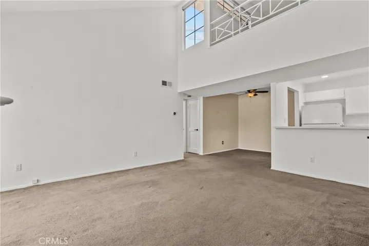 Vaulted ceilings and alot of natural lighting