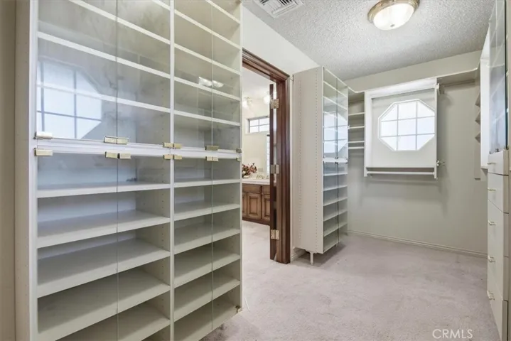 Primary closet