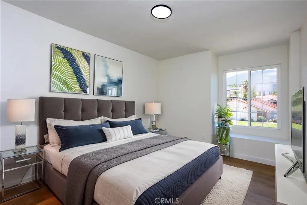 Virtual staging bedroom