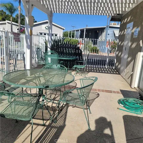 Outside clubhouse pool area