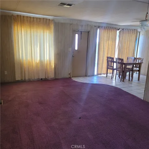 Living room toward dining area