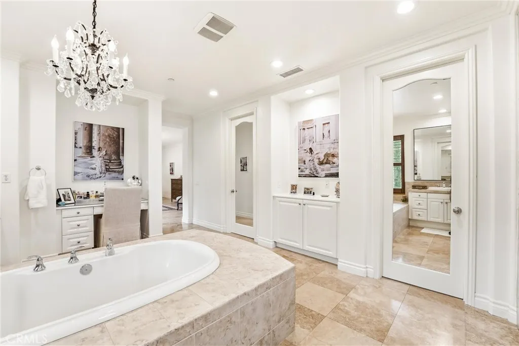 Master Bath with very large closet
