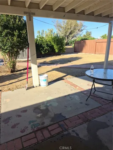 Large Backyard with plants