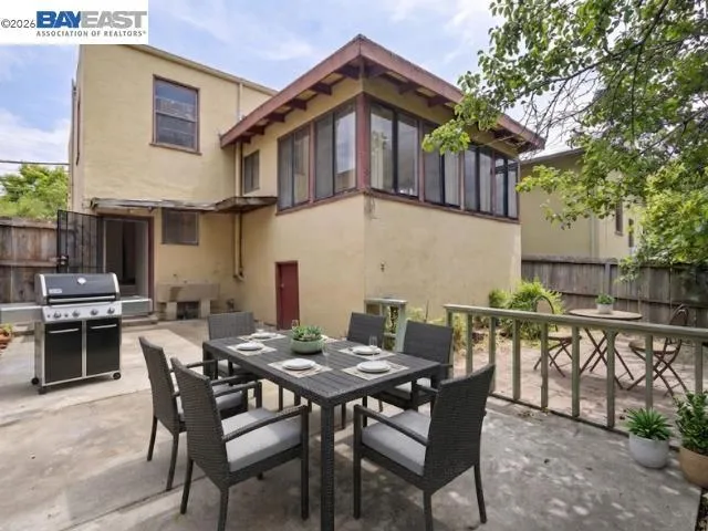 virtually staged backyard and sideyard