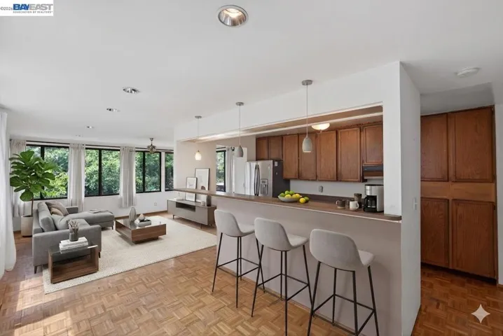 Virtually Staged kitchen counter
