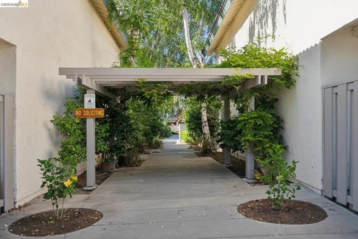 Shared walkway within the community