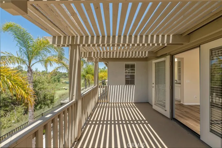 45339 Tiburcio Temecula CA 92592 - Balcony overlooking the Fairway