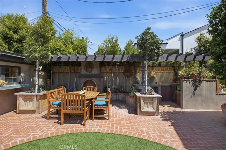 Dining Pavilion with Fire Pit
